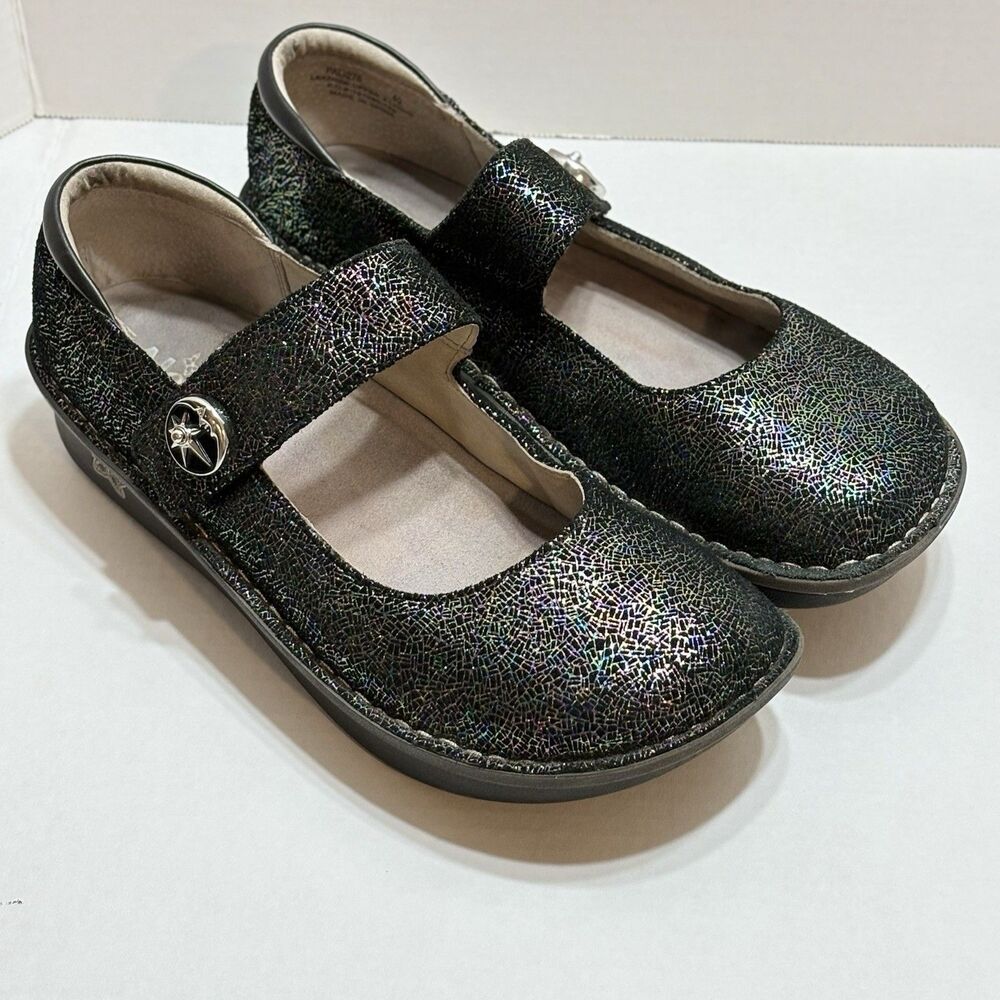 Alegria Paloma Mary Jane Stellar Women’s 40(US 9.5-10) Moon Star Flats